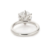 14K Yellow Gold 3ct Round Lab Diamond 6 Prongs Floral Setting Bridal Ring Set 18K White Gold 14K Yellow Gold 3ct Round Lab Diamond 6 Prongs Floral Setting Bridal Ring Set 18K White Gold