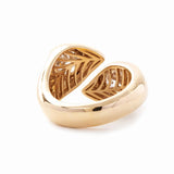 14K Yellow Gold Old European Cut Lab Diamond Toi et Moi Ring 14K Yellow Gold Old European Cut Lab Diamond Toi et Moi Ring