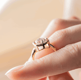 14K Yellow Gold 2.5ct Antique Old Mine Cut Diamond Basket Setting Ring with Smooth Ring Cut Design 14K Yellow Gold 2.5ct Antique Old Mine Cut Diamond Basket Setting Ring with Smooth Ring Cut Design