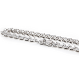14K White Gold Marquise Cut Lab Diamond Leaf-shaped Design Tennis Bracelet 14K White Gold Marquise Cut Lab Diamond Leaf-shaped Design Tennis Bracelet