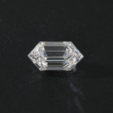 3ct Elongated Hexagonal Step Cut Lab Diamond EF VS NO.758 3ct Elongated Hexagonal Step Cut Lab Diamond EF VS NO.758