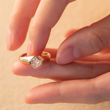14k Yellow Gold 1.5ct Asscher Cut Lab Diamond Bezel Ring with Knife Edge Tapered Band Design 14k Yellow Gold 1.5ct Asscher Cut Lab Diamond Bezel Ring with Knife Edge Tapered Band Design