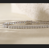 3mm Round Cut Lab Diamond 4 Prong Basket Tennis Bracelet Everyday Essential 3mm Round Cut Lab Diamond 4 Prong Basket Tennis Bracelet Everyday Essential