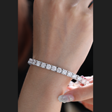 4.8mm Round Cut Lab Diamond 4 Prong Basket Tennis Bracelet Everyday Essential 4.8mm Round Cut Lab Diamond 4 Prong Basket Tennis Bracelet Everyday Essential