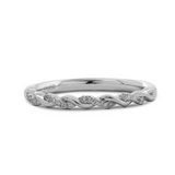 Platinum Round Lab Diamond Twist Ring Enhancer Platinum Round Lab Diamond Twist Ring Enhancer