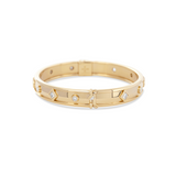 18K Yellow Gold Round Cut and Princess Cut Lab Diamond Bezel Bangle Bracelet 18K Yellow Gold Round Cut and Princess Cut Lab Diamond Bezel Bangle Bracelet