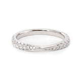 18K White Gold Round Cut Lab Diamond Wedding Ring Enhancer 18K White Gold Round Cut Lab Diamond Wedding Ring Enhancer