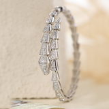 Platinum Serpenti Viper Bangle Bracelet Platinum Serpenti Viper Bangle Bracelet