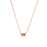 14K Rose Gold Lucky Roller Pendant Necklace 14K Rose Gold Lucky Roller Pendant Necklace