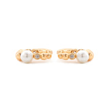 14K Yellow Gold 5mm Fresh-water Pearl Boho-Style Open Ear Cuff 14K Yellow Gold 5mm Fresh-water Pearl Boho-Style Open Ear Cuff