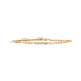 14K Yellow Gold Baguette Cut Lab Diamond Bangle Bracelet 14K Yellow Gold Baguette Cut Lab Diamond Bangle Bracelet