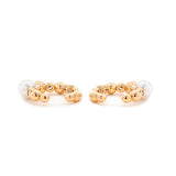 14K Yellow Gold 5mm Fresh-water Pearl Boho-Style Open Ear Cuff 14K Yellow Gold 5mm Fresh-water Pearl Boho-Style Open Ear Cuff