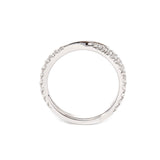 18K White Gold Round Cut Lab Diamond Wedding Ring Enhancer 18K White Gold Round Cut Lab Diamond Wedding Ring Enhancer