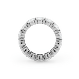 14K White Gold 7*5mm Oval Cut Lab Diamond Eternity Ring 14K White Gold 7*5mm Oval Cut Lab Diamond Eternity Ring