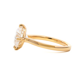 14K Yellow Gold 3ct Round Cut Diamond 4 Claw Prong Setting Solitaire Engagement Ring 14K Yellow Gold 3ct Round Cut Diamond 4 Claw Prong Setting Solitaire Engagement Ring