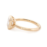 14K Yellow Gold 1.5ct Radiant Cut Lab Diamond Bezel Setting Solitaire Ring 14K Yellow Gold 1.5ct Radiant Cut Lab Diamond Bezel Setting Solitaire Ring