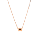 14K Rose Gold Lucky Roller Pendant Necklace 14K Rose Gold Lucky Roller Pendant Necklace