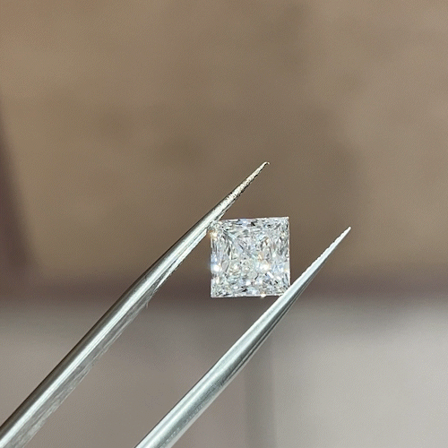 2.62ct Princess Cut Lab Diamond FG VS NO.966 2.62ct Princess Cut Lab Diamond FG VS NO.966