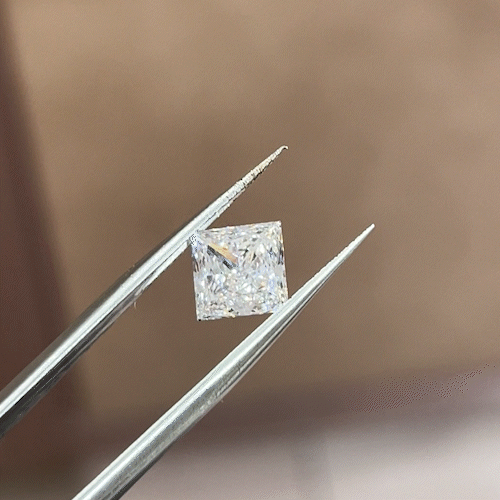 2.54ct Princess Cut Lab Diamond F VS NO.967 2.54ct Princess Cut Lab Diamond F VS NO.967