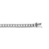 14K White Gold Radiant Cut Lab Diamond 4 Claw Prong Basket Tennis Bracelet 14K White Gold Radiant Cut Lab Diamond 4 Claw Prong Basket Tennis Bracelet