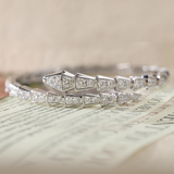 Platinum Serpenti Viper Bangle Bracelet Platinum Serpenti Viper Bangle Bracelet