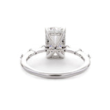 14K White Gold 3.5ct Radiant Cut Lab Diamond Hidden Halo Ring 14K White Gold 3.5ct Radiant Cut Lab Diamond Hidden Halo Ring