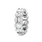 14K White Gold 7*5mm Oval Cut Lab Diamond Eternity Ring 14K White Gold 7*5mm Oval Cut Lab Diamond Eternity Ring