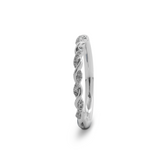 Platinum Round Lab Diamond Twist Ring Enhancer Platinum Round Lab Diamond Twist Ring Enhancer