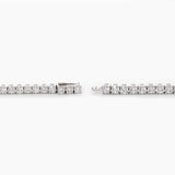 Platinum Round Brilliant Cut Diamond 4 Prong Basket Tennis Bracelet Platinum Round Brilliant Cut Diamond 4 Prong Basket Tennis Bracelet