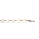 14K White Gold Near-round Fresh-water Pearl Bracelet 14K White Gold Near-round Fresh-water Pearl Bracelet