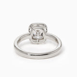 14K Yellow Gold 1.5ct Old Mine Cut Cushion Lab Diamond Basket Solitaire Ring 14K White Gold 14K Yellow Gold 1.5ct Old Mine Cut Cushion Lab Diamond Basket Solitaire Ring 14K White Gold