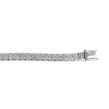 14K White Gold Radiant Cut Lab Diamond 4 Claw Prong Basket Tennis Bracelet 14K White Gold Radiant Cut Lab Diamond 4 Claw Prong Basket Tennis Bracelet