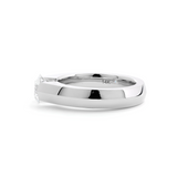 14K White Gold 1ct Round Brilliant Cut Lab Diamond Solitaire Ring with Knife Edge Band Design 14K White Gold 1ct Round Brilliant Cut Lab Diamond Solitaire Ring with Knife Edge Band Design