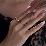 18K Yellow Gold Wedding Band Set 18K Yellow Gold Wedding Band Set