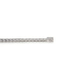 14K White Gold Round Cut Lab Diamond 4 Prong Basket Tennis Bracelet 14K White Gold Round Cut Lab Diamond 4 Prong Basket Tennis Bracelet