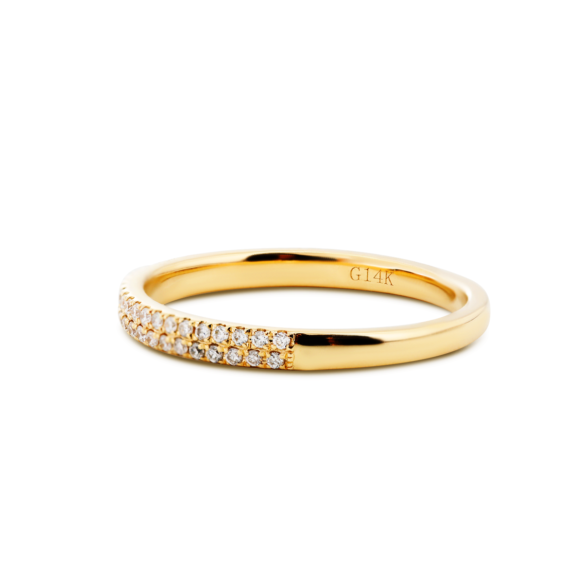 14K Yellow and White Gold 3.5ct Old European Cut Lab Diamond Bezel Engagement Ring with A Round Lab Diamond Double Row Pave Half Eternity Wedding Band - Bridal Ring Set Design 14K Yellow and White Gold 3.5ct Old European Cut Lab Diamond Bezel Engagement Ring with A Round Lab Diamond Double Row Pave Half Eternity Wedding Band - Bridal Ring Set Design