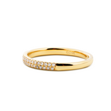 14K Yellow and White Gold 3.5ct Old European Cut Lab Diamond Bezel Engagement Ring with A Round Lab Diamond Double Row Pave Half Eternity Wedding Band - Bridal Ring Set Design 14K Yellow and White Gold 3.5ct Old European Cut Lab Diamond Bezel Engagement Ring with A Round Lab Diamond Double Row Pave Half Eternity Wedding Band - Bridal Ring Set Design