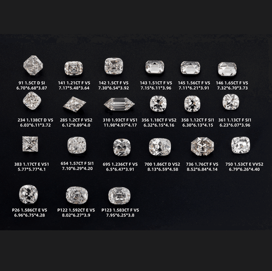 Antique Cut Lab Diamonds Part 3