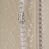 14K White Gold Radiant Cut Lab Diamond 4 Claw Prong Basket Tennis Bracelet 14K White Gold Radiant Cut Lab Diamond 4 Claw Prong Basket Tennis Bracelet