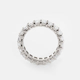 Platinum Radiant Cut Lab Diamond Eternity Wedding Band Platinum Radiant Cut Lab Diamond Eternity Wedding Band