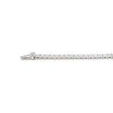 14K White Gold Round Cut Lab Diamond 4 Prong Basket Tennis Bracelet 14K White Gold Round Cut Lab Diamond 4 Prong Basket Tennis Bracelet