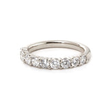 14K Yellow Gold 2 Carat Solitaire Diamond Ring Bridal Set with Round Lab Diamond and Floral Setting