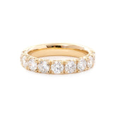 14K Yellow Gold 3ct Cushion Lab Diamond 4 Prongs Bridal Set Rings