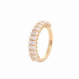 14K Yellow Gold 3ct Oval Cut Lab Diamond Hidden Halo Bridal Set Rings