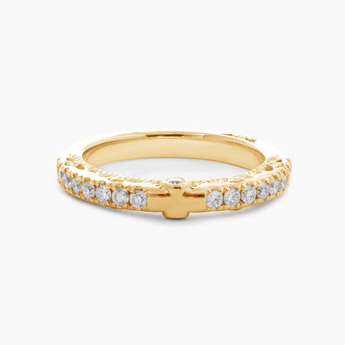 14K Yellow Gold 4ct Emerald Cut Lab Diamond Hidden Halo Victorian Antique Bridal Set Rings