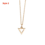 14K Yellow Gold Special Characters Pendant Necklace