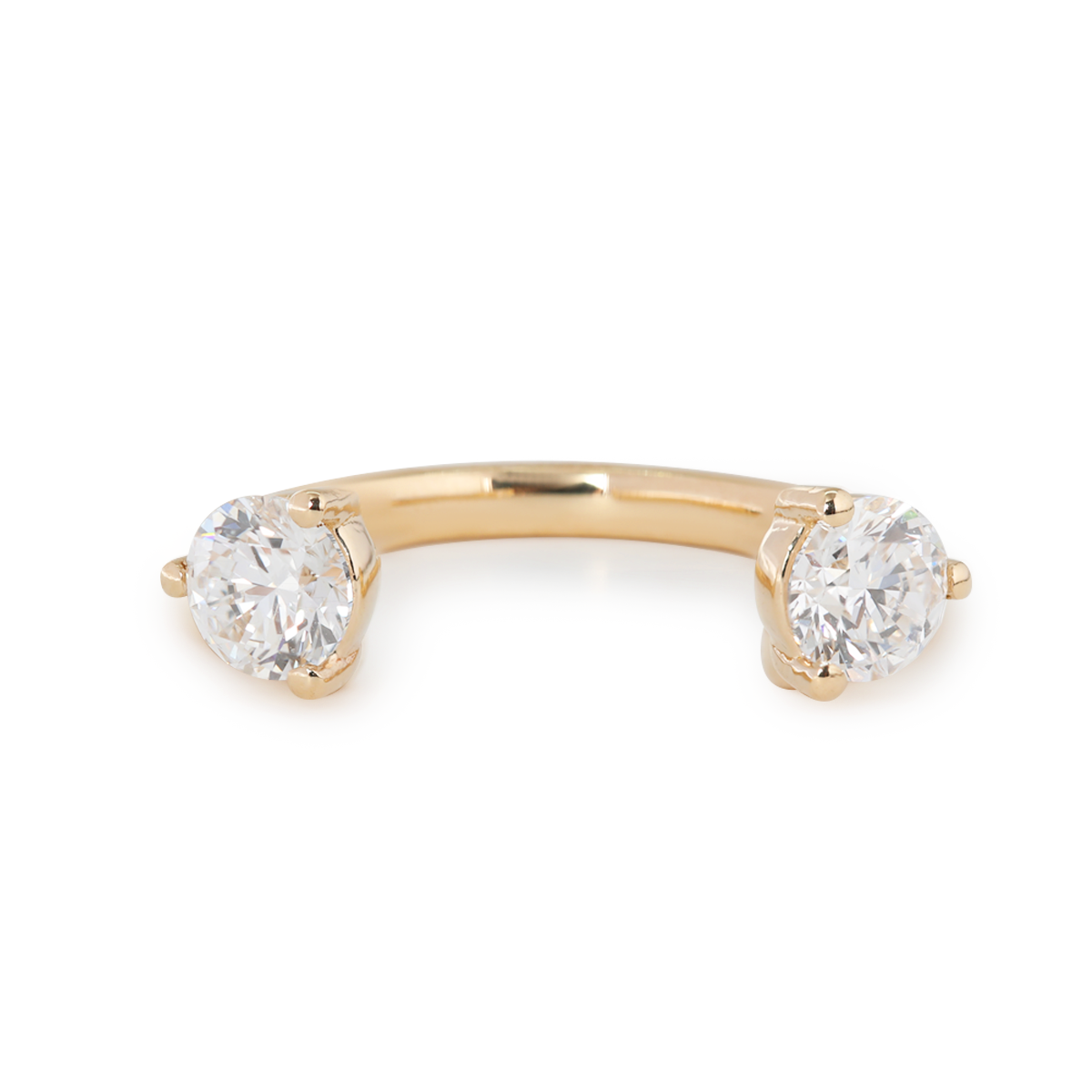 14K Yellow Gold 7ct Emerald Cut Colombian Lab Emerald Half Bezel Setting Ring with A Ring Enhancer in Bridal Ring Set Design