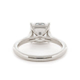 14K Yellow Gold 3ct Cushion Lab Diamond 4 Prongs Bridal Set Rings 14K White Gold