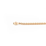 14K Yellow Gold Round Lab Diamond Bezel Setting Tennis Bracelet